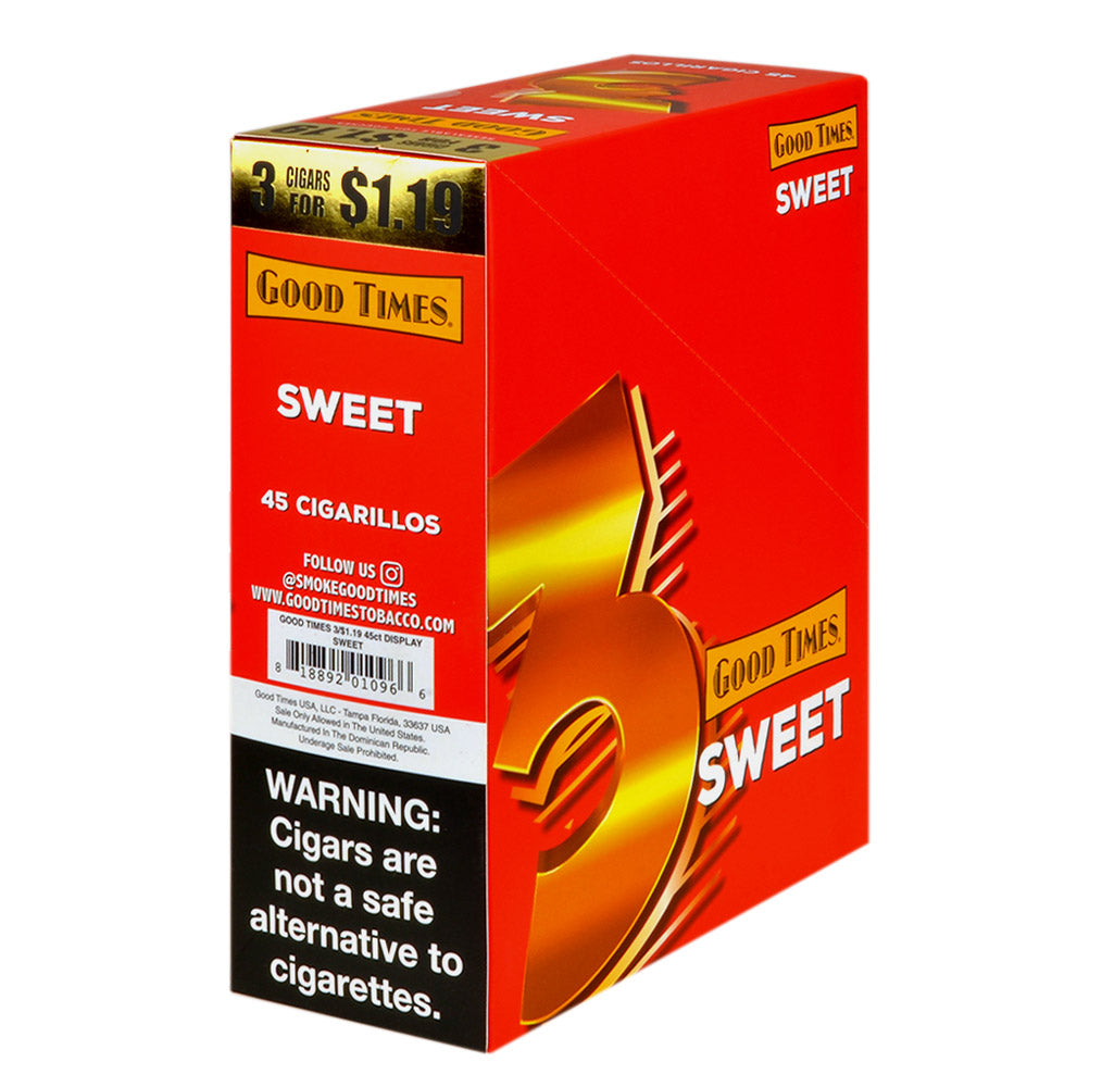 Good Times Cigarillos Sweet  45ct, $1.19