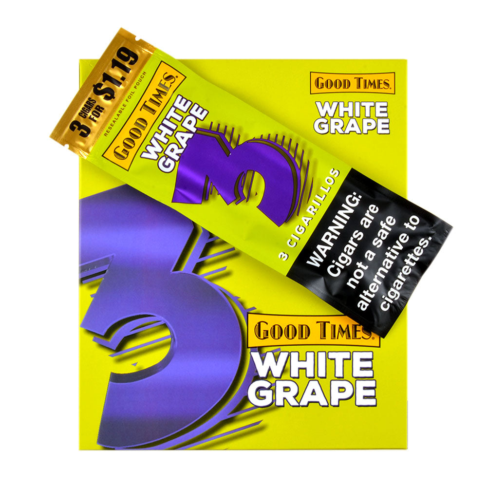 Good Times Cigarillos White Grape 45ct, $1.19