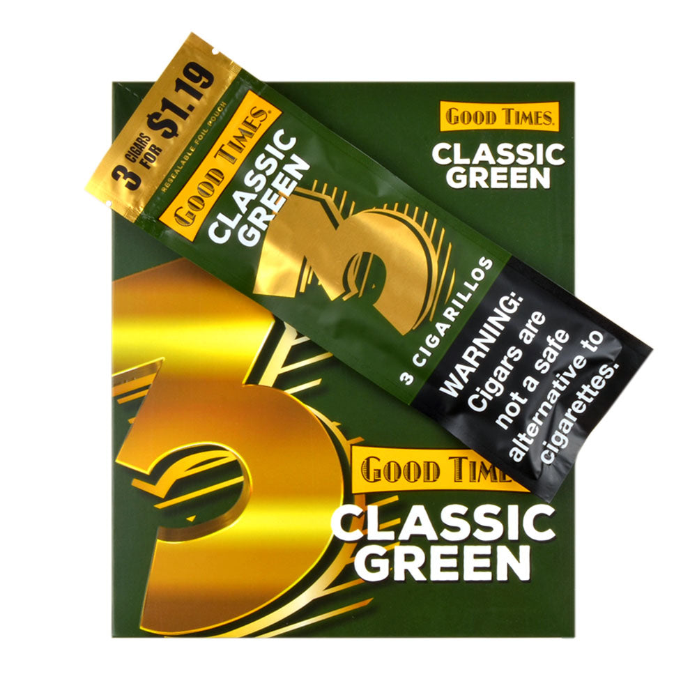 Good Times Cigarillos Classic Green 45ct, $1.19