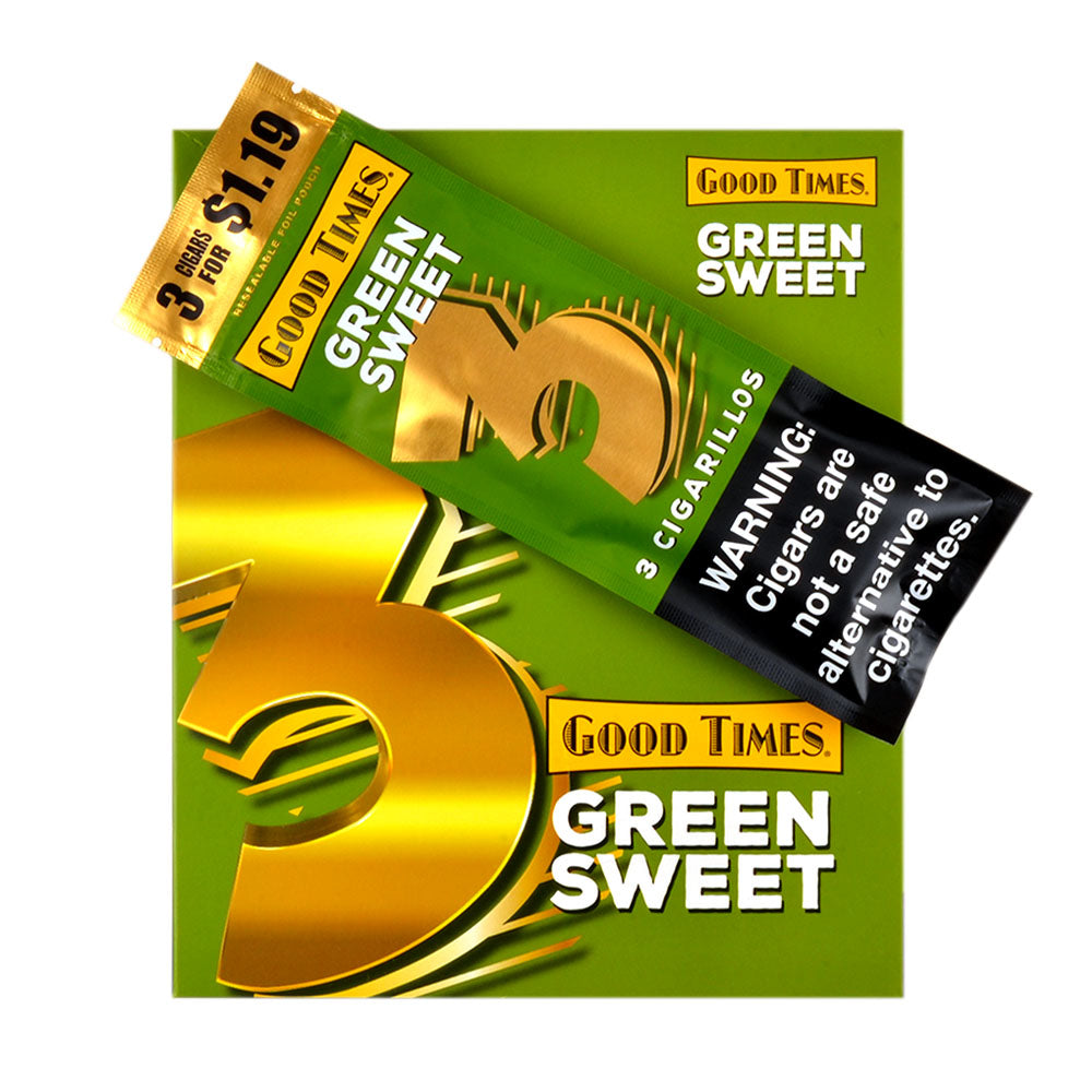 Good Times Cigarillos Green Sweet 45ct, $1.19