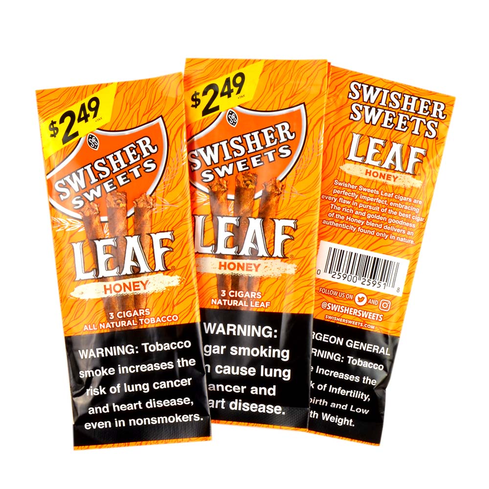 Swisher Sweets Leaf 3 for $2.49 Pack of 30 Honey