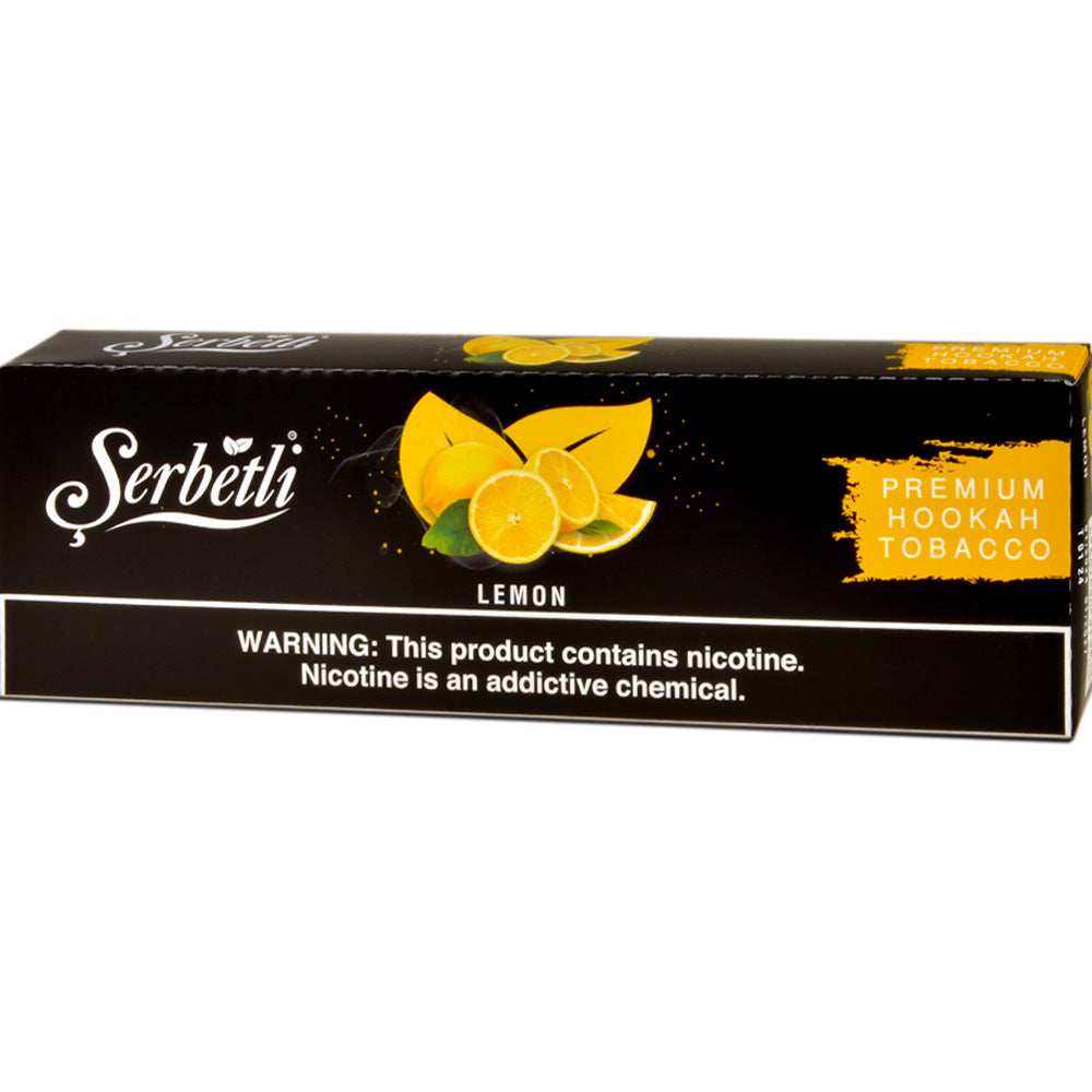 Serbetli Premium Hookah Tobacco 10 packs of 50g Lemon