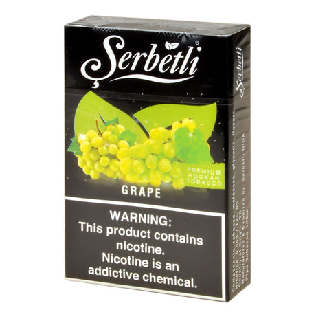 Serbetli Premium Hookah Tobacco 10 packs of 50g Grape