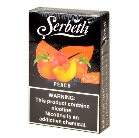 Serbetli Premium Hookah Tobacco 10 packs of 50g Peach
