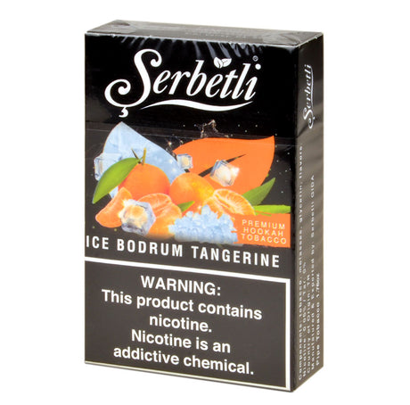 Serbetli Premium Hookah Tobacco 10 packs of 50g Ice Bodrum Tangerine