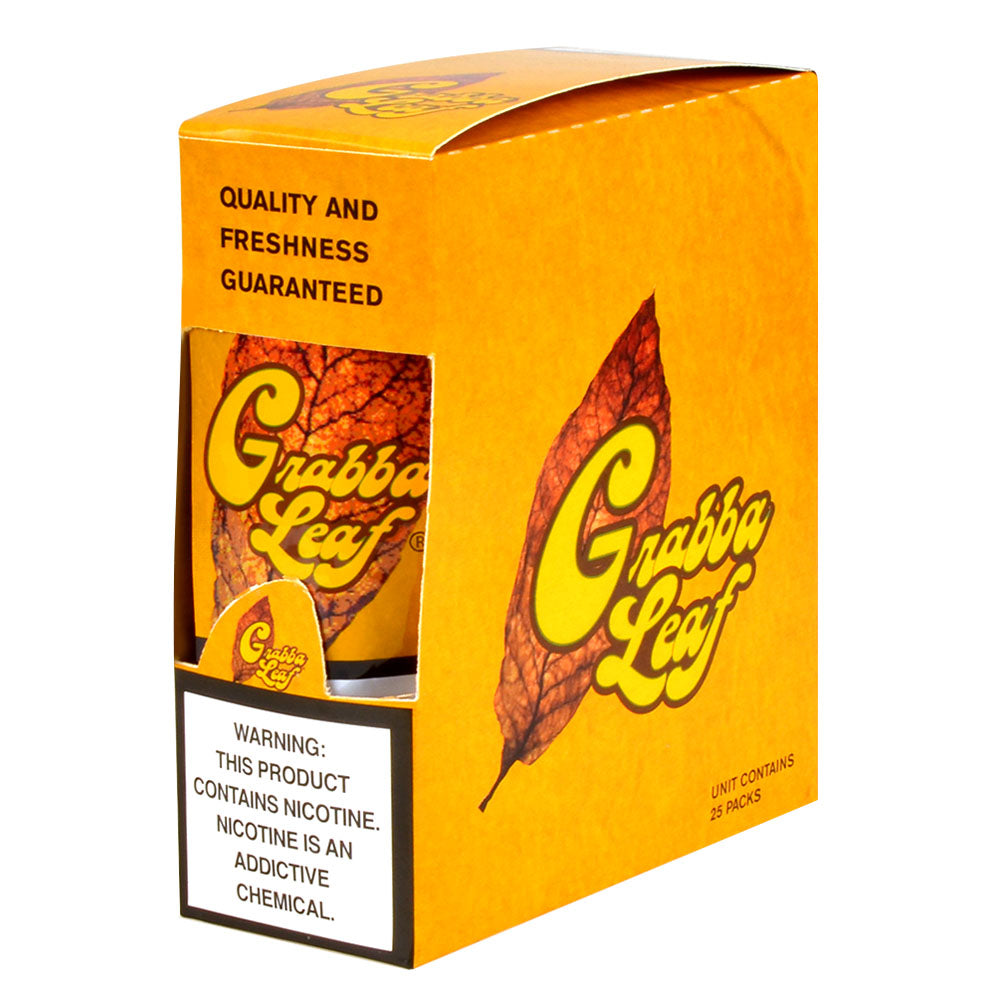 Grabba Leaf Cigar Wrap Pack of 25, Pre-priced 2x99c – Tobacco Stock