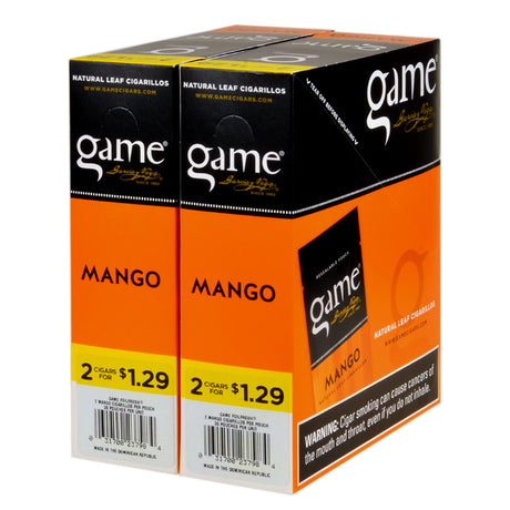 Game Vega Cigarillos Mango Foil 2 for $1.29 30 Pouches of 2