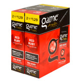 Game Vega Cigarillos Red Ruby Foil 2 for $1.29 30 Pouches of 2