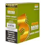 Good Times Mini Cigarillos Green Sweet Pre Priced $1.19, 15 Packs of 3