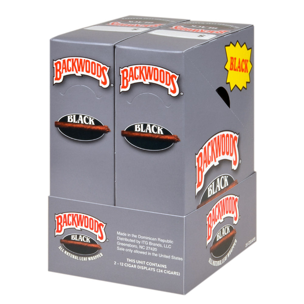 Backwoods Black Cigars Single Pack of 24