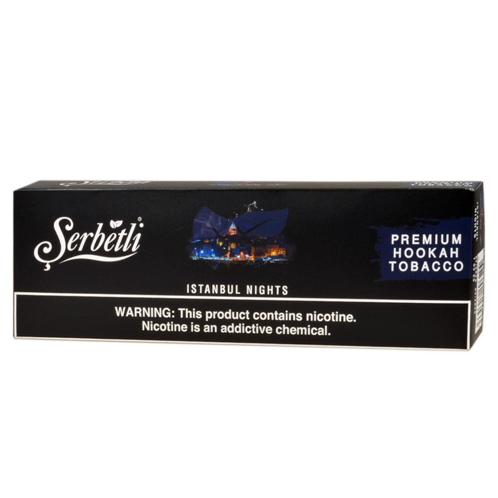 Serbetli Premium Hookah Tobacco 10 packs of 50g Istanbul Nights