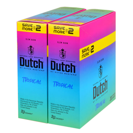 Dutch Masters Foil Tropical Save on 2 Cigarillos 30 Packs of 2