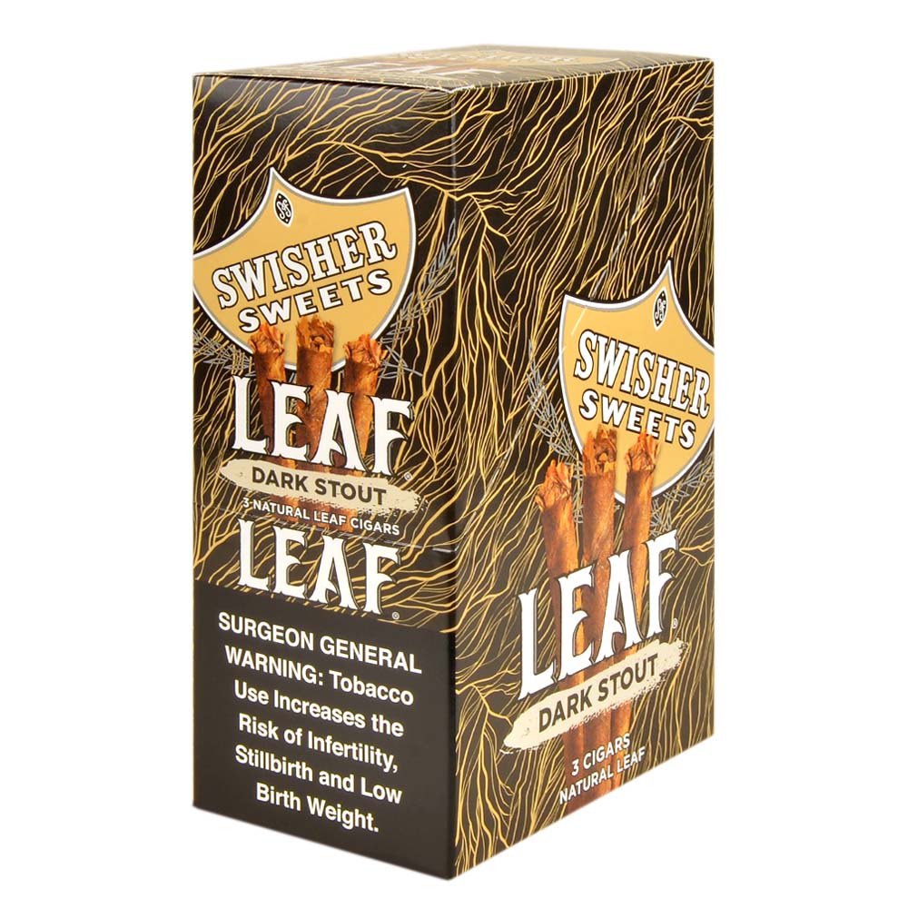 Swisher Sweets Leaf 10/3-ct Pack of 30 Dark Stout