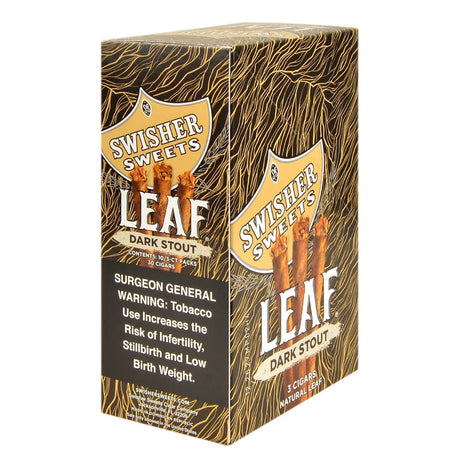 Swisher Sweets Leaf 10/3-ct Pack of 30 Dark Stout