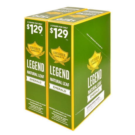 Swisher Sweets Legend Emerald Cigarillos, 30 pouches of 2, $1.29 pre-price