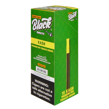 Good Times Black Smooth Ka$h Cigarillos, 15ct