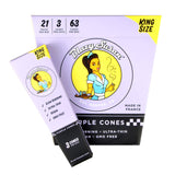 Blazy Susan Purple Cones King Size 21 Packs of 3