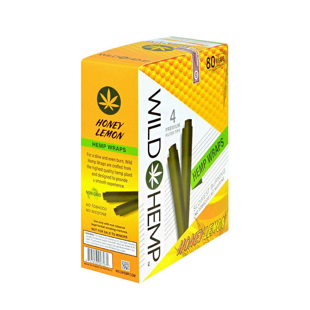 Wild Hemp Wraps Honey Lemon 20 packs of 4, 99c pre-price