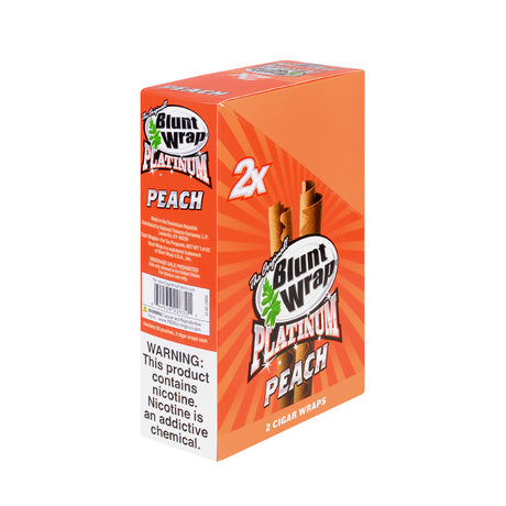 Double Platinum Peach Wraps 25 Pouchs of 2