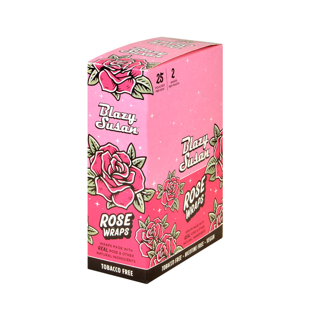 Blazy Susan Wraps Rose 25 Packs of 2