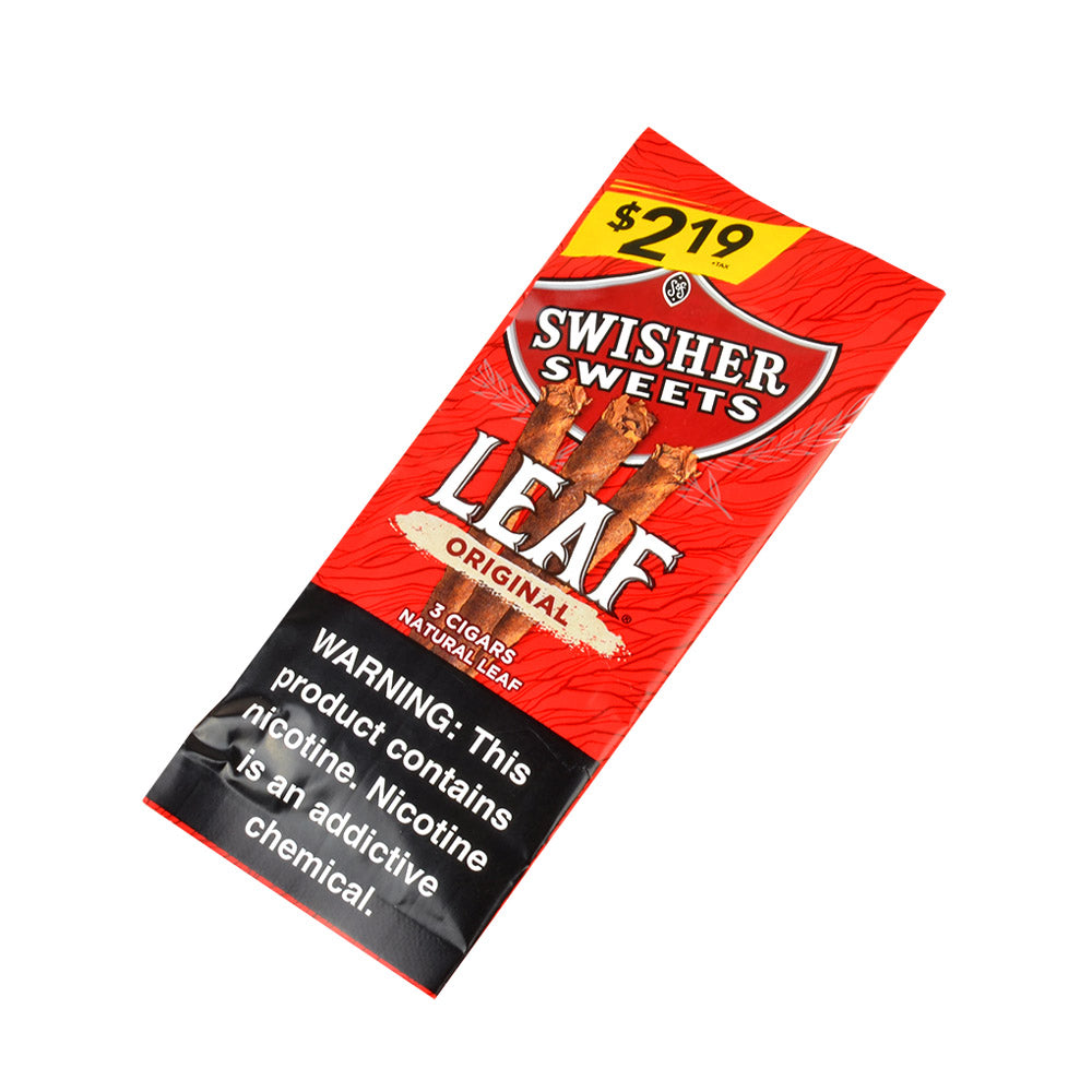 Swisher Sweets Leaf 3 for $2.19 Pack of 30 Original