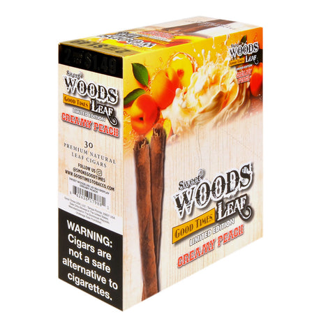 Good Times Sweet Woods 2 For $1.49 Cigarillos 15 Pouches of 2 Creamy Peach