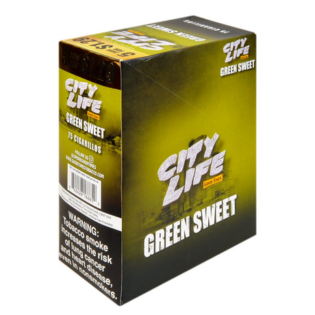 City Life Cigarillos 5 for $1.29 Green Sweet 15 Packs of 5