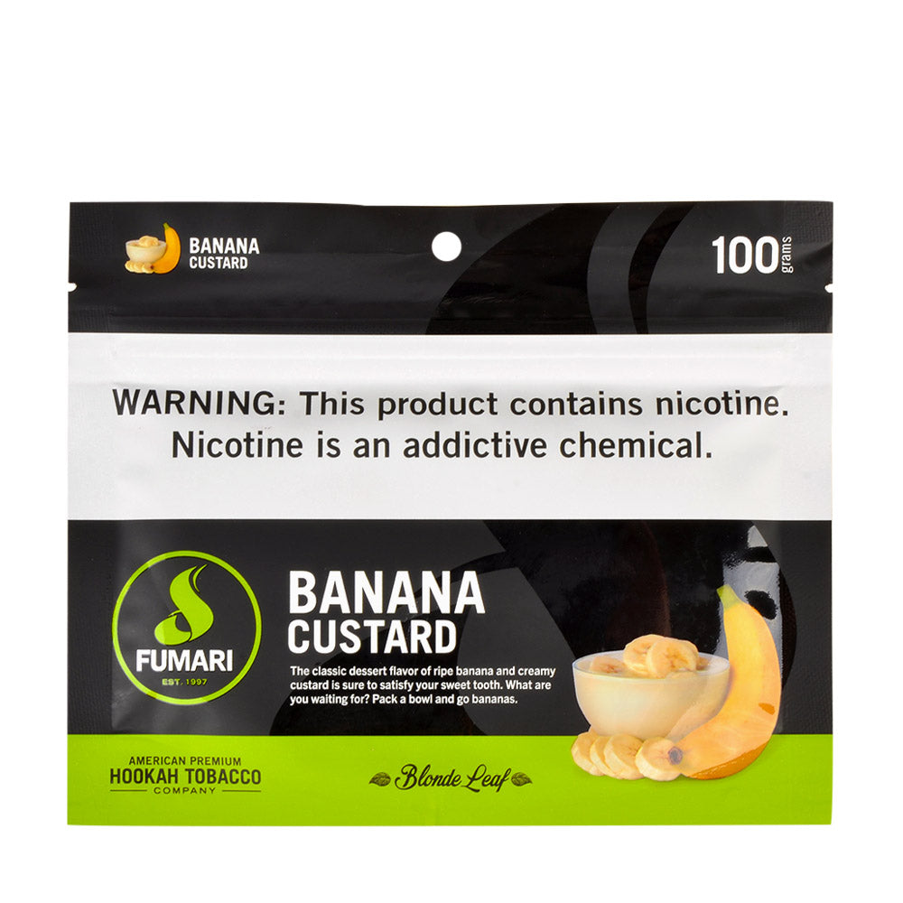 Fumari Hookah Tobacco Banana Custard 100g