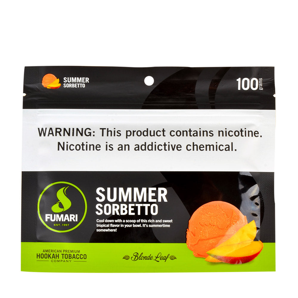 Fumari Hookah Tobacco Summer Sorbetto 100g