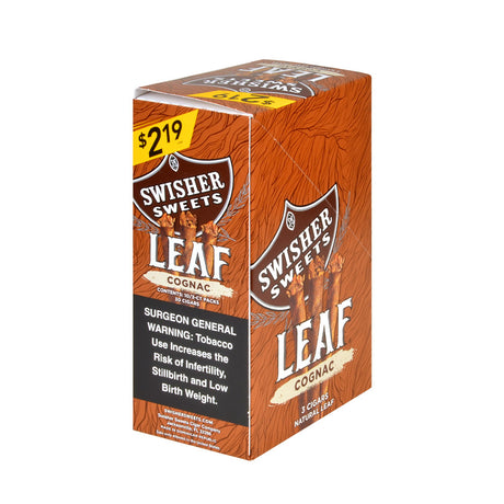 Swisher Sweets Leaf 3 for $2.19 Pack of 30 Cognac