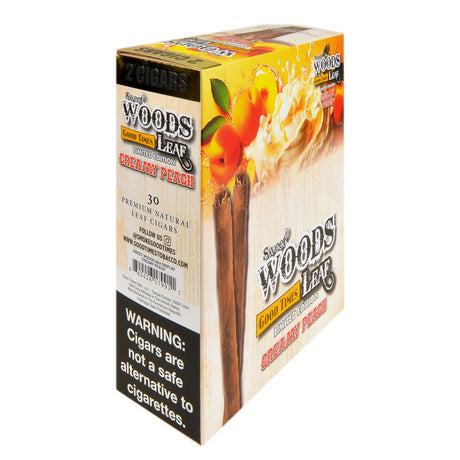 Good Times Sweet Woods cigarillos 15 Pouches of 2 Creamy Peach