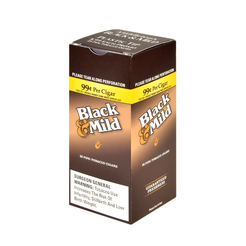 Middleton's Black & Mild Regular 99 Cents Box of 25 Cigars