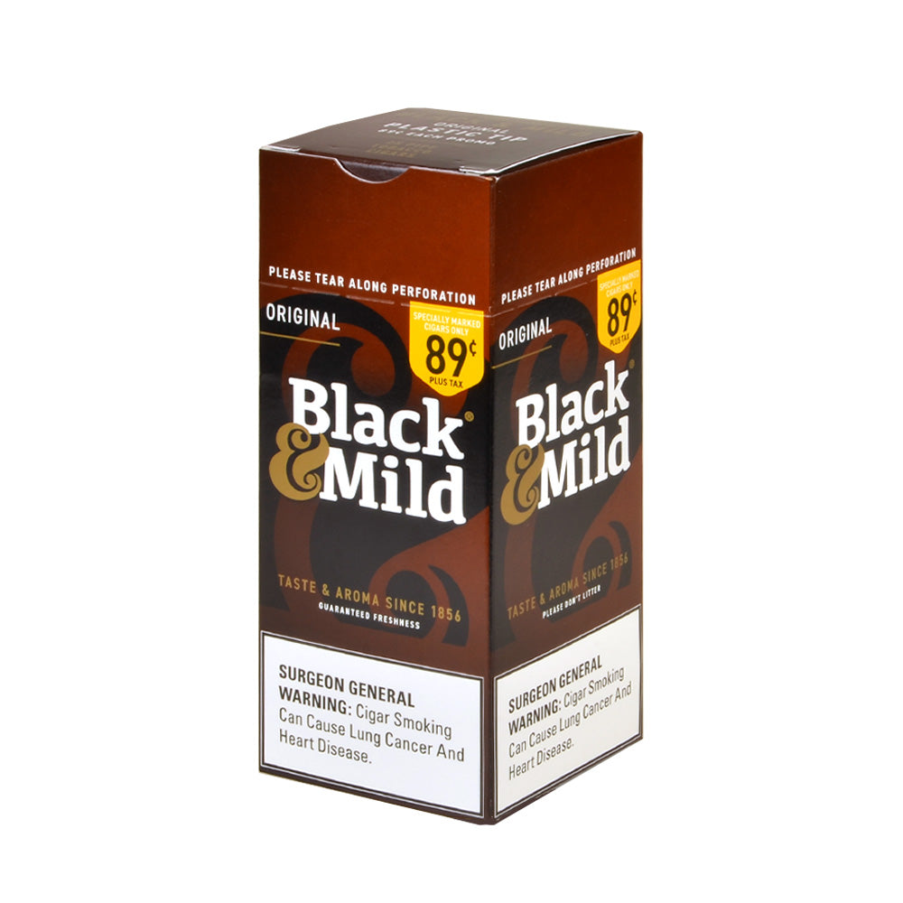 Middleton's Black & Mild Regular 89 Cents Box of 25 Cigars