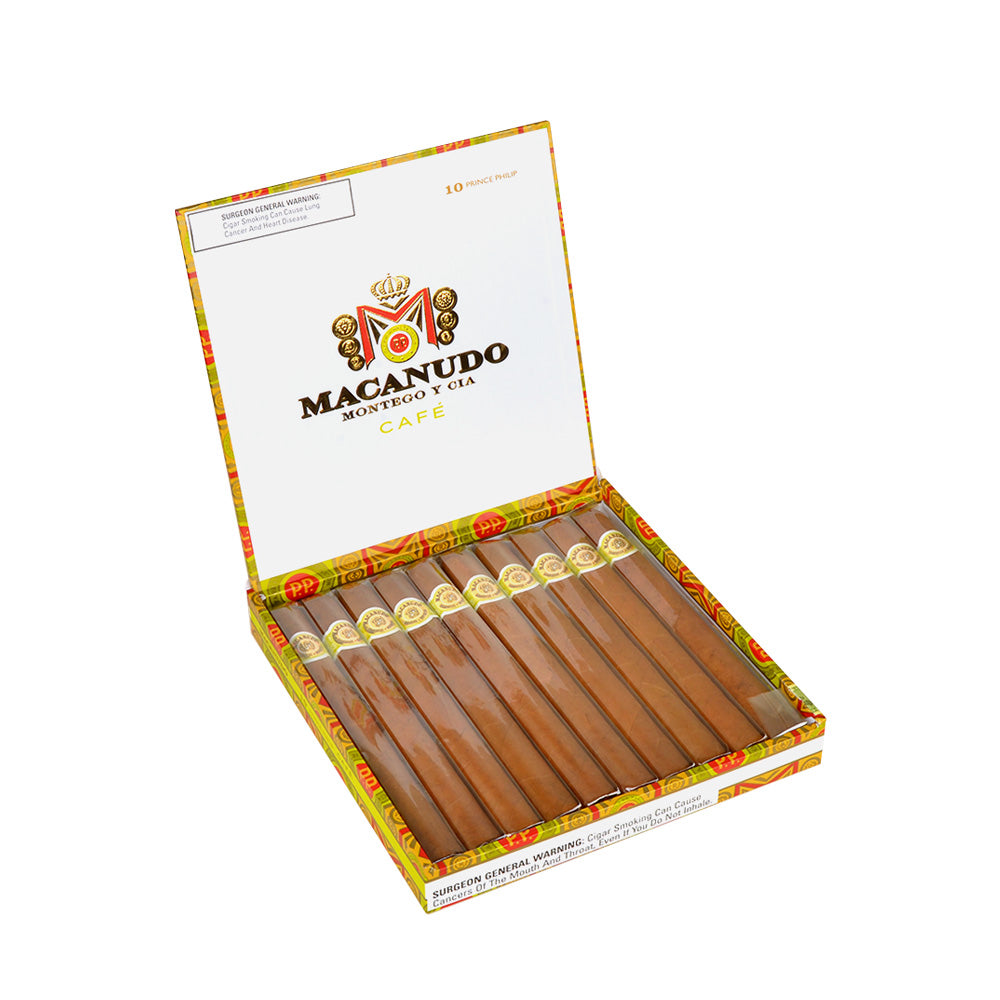 Macanudo H.R.H Prince Philip Cafe Cigars Box of 10