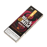 Middleton's Black & Mild Wood Tip Wine Cigars 10 Packs of 5