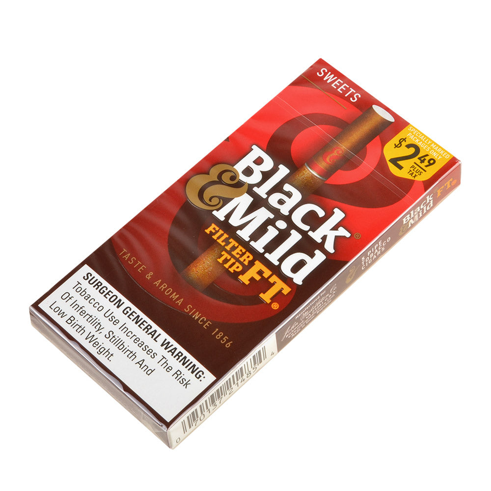 Middleton's Black & Mild Sweets FT $2.49 Cigars 10 Packs of 5