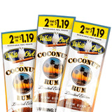 White Owl Cigarillos $1.19 Pre Priced 30 Packs of 2 Cigars Coconut Rum