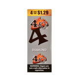 4 Kings Cigarillos 15 Packs of 4 Diamond, 1.29 pre-price