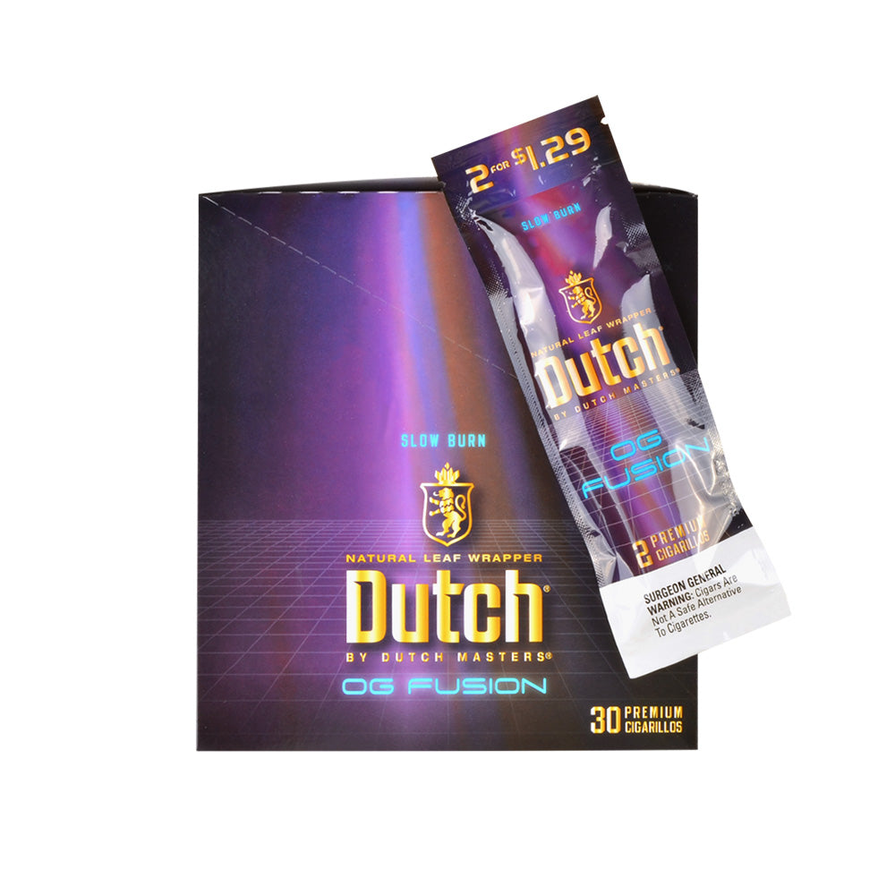 Dutch Masters Foil Fresh OG Fusion $1.29 Cigarillos 30 Packs of 2