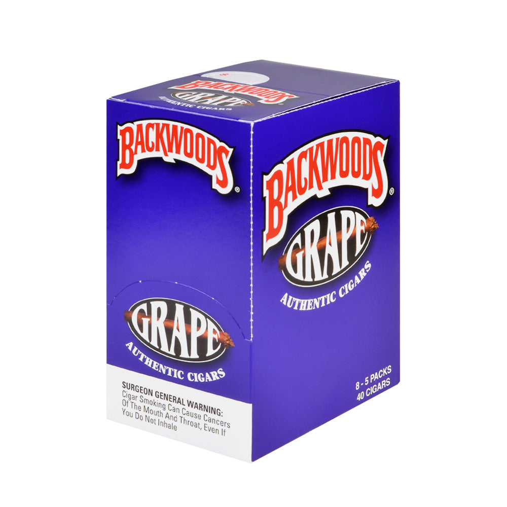 Backwoods Grape Cigars 8 Packs of 5