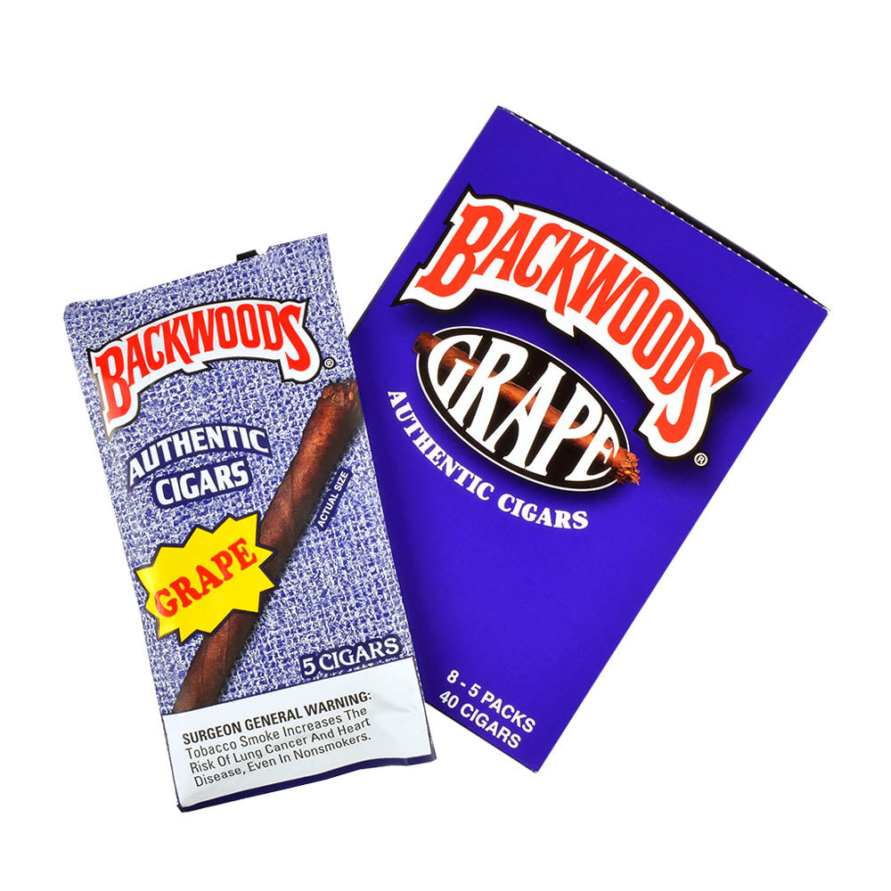 Backwoods Grape Cigars 8 Packs of 5