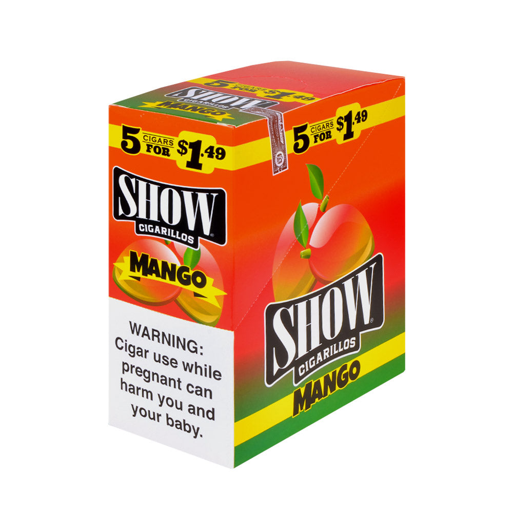 Show Cigarillos Mango 15 Pouches of 5, Pre-Priced $1.49