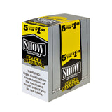 Show Cigarillos Black Natural 15 Pouches of 5, Pre-Priced $1.49