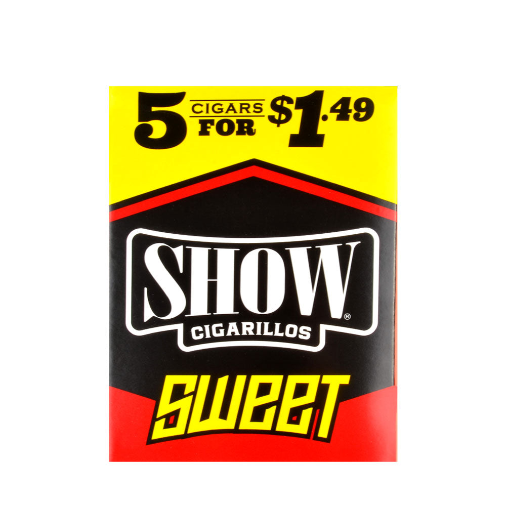 Show Cigarillos Sweet 15 Pouches of 5, Pre-Priced $1.49