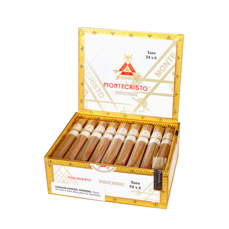 Montecristo White Series Toro Premium Cigars Box of 27