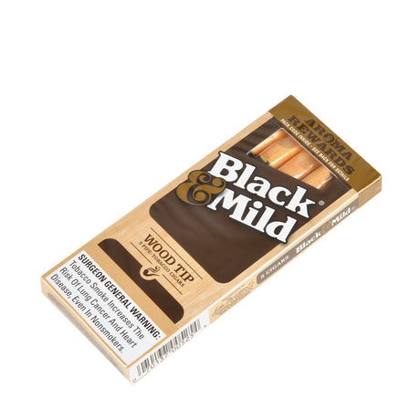 Middleton's Black & Mild Wood Tip Cigars 10 Packs of 5