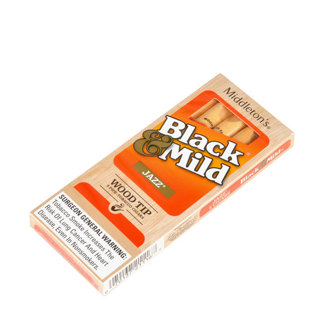 Middleton's Black & Mild Wood Tip Jazz Cigars 10 Packs of 5