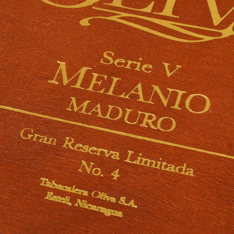 Oliva Serie V Melanio No.4 Maduro Cigars Box of 10