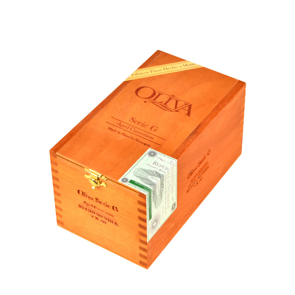 Oliva Serie G Aged Cameroon Churchill Cigars Box of 25