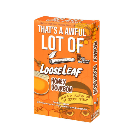 Loose Leaf Honey Bourbon wraps, 8 packs of 5